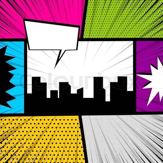 cartoon funny vintage strip comic superhero text speech bubble balloon