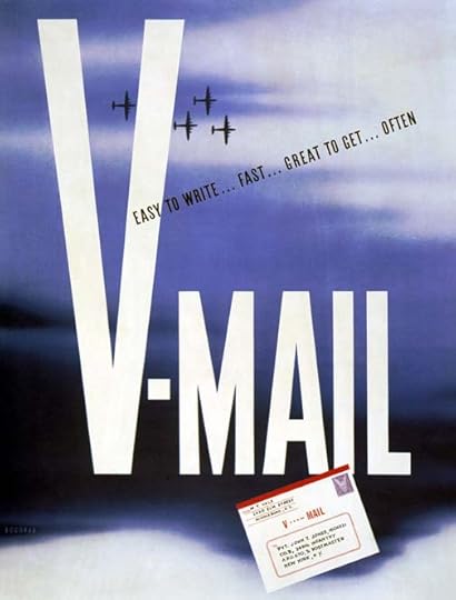US poster encouraging use of V-Mail, World War II. Read more: