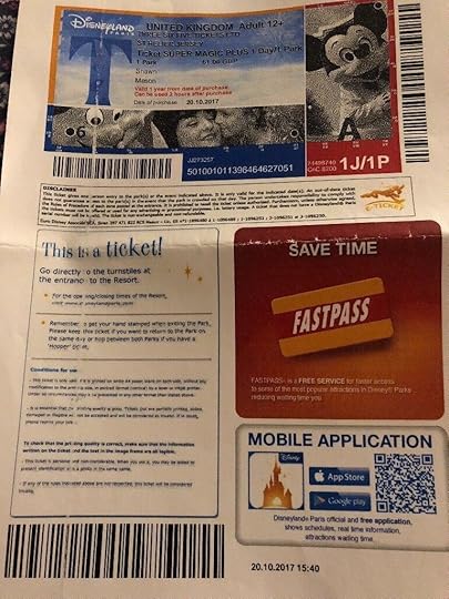 disneyland paris 1 day1 park adult tickets x 2 in dartford kent