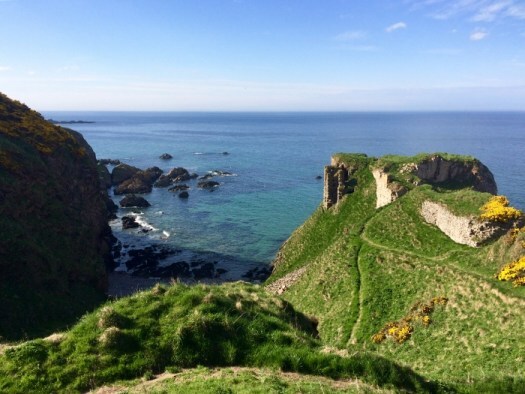 Findlater Castle on the cliffs. Ailish Sinclair | Writer