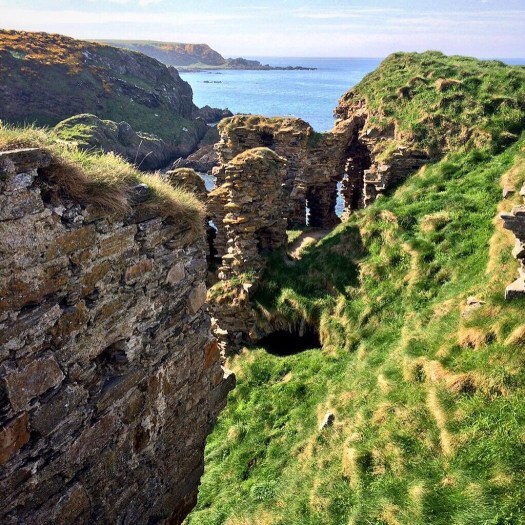 The old crumbling windows of Findlater Castle. Ailish Sinclair | Writer