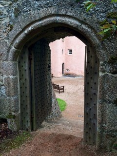 door at Craigievar Castle