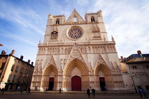 St. John the Baptist Cathedral church building in Lyon