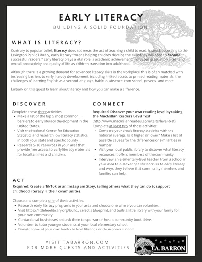 Early Literacy Quest for Young Heroes