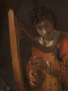 David and his harp