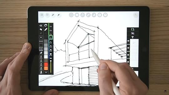 Adding details to a perspective drawing