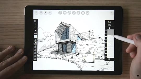 Shading in perspective drawing