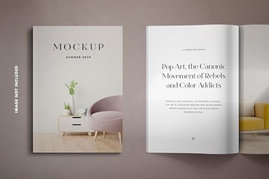 premium psd magazines mockup with shadow overlay