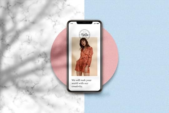 iphone x with shadow overlay mockup scene
