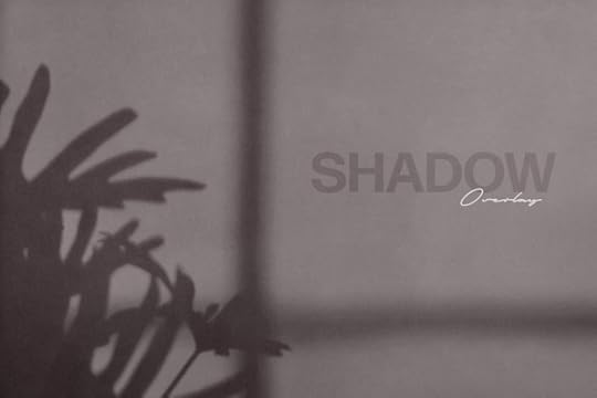 shadow overlay wall mockup premium psd file