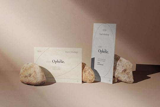 papers for branding shadow overlay mockup front view psd free creatoom