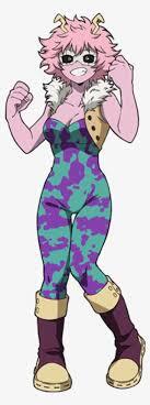Moonfish Tv Animation Design Sheet Boku - Mina Ashido Hero Costume Transparent PNG - 1140x1568 - Free Download on NicePNG