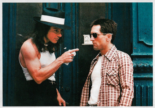 Harvey Keitel and Robert De Niro in Taxi Driver (1976)