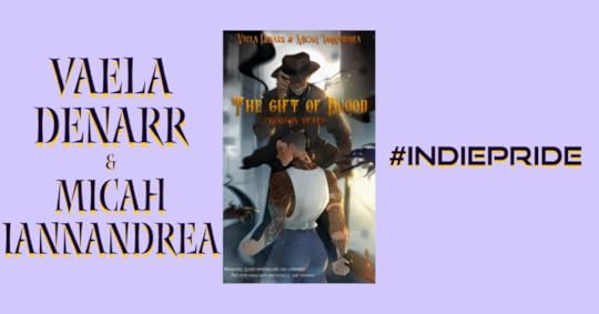 The Gift of Blood (Crimson Tears, #1)by Vaela Denarr and Micah Iannandrea. Monsters. Queer werewolves. Gay vampires. And cute girls who are totally 'just friends'. #IndiePride 