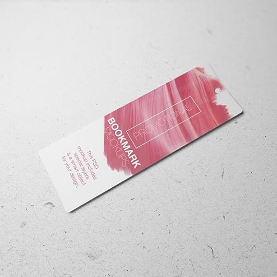free psd promotional bookmark mockup on behance