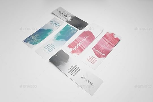 bookmark mockup free download mockup