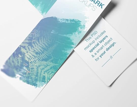 free 4795 bookmarks mockup yellowimages mockups