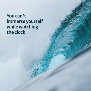 Image of surf, with words