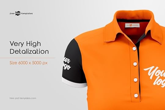 womens polo t shirts mockup set free psd templates