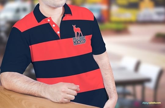 free polo shirt mockup on behance