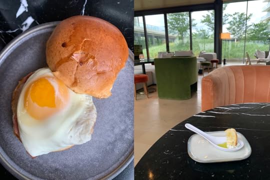 asbury park ocean club breakfast sandwich and tasting menu