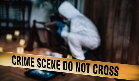 May be an image of 1 person and text that says 'CRIME SCENE DO NOT CROSS'