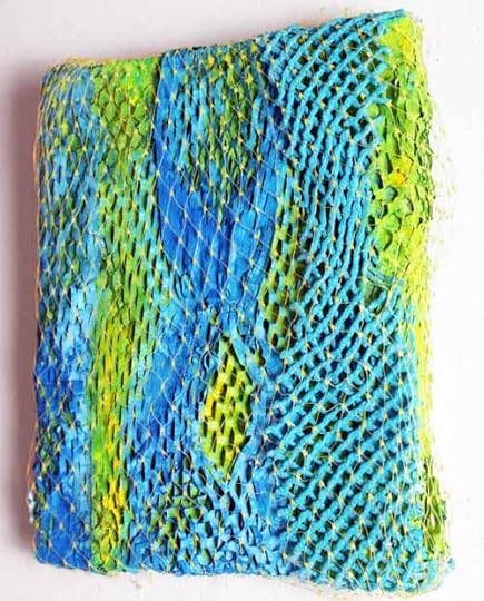 Enmeshment in Green Blue and Yellow by Tiffany Gholar