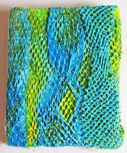 Enmeshment in Green Blue and Yellow by Tiffany Gholar