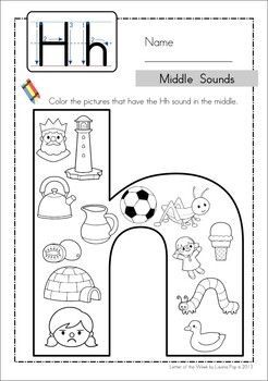 letter h phonics worksheets learning how to read