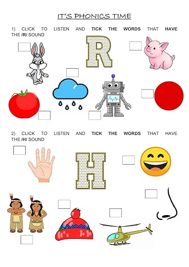phonics group 2 h r interactive worksheet