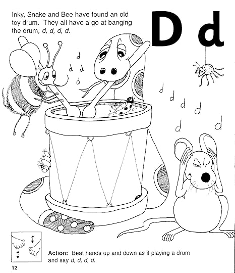 teach child how to read jolly phonics letter d story
