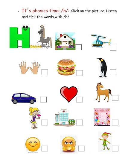 it s phonics time h worksheet