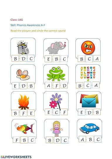 phonics interactive exercise