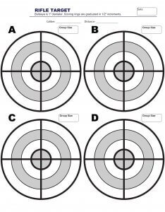 free printable targets shooting practice training post exchange