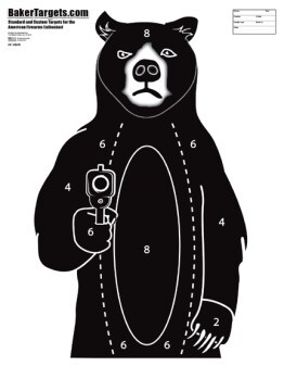 funny shooting targets baker targets
