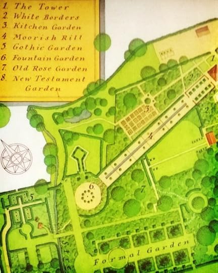 Map of the garden that inspired The Secret of the Tirthas