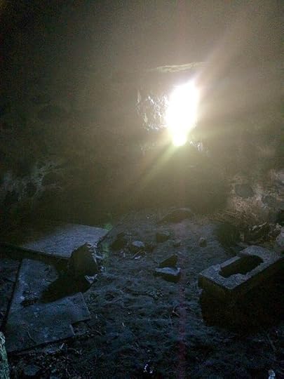 dark room in Pitsligo Castle