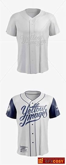 mens baseball jersey mockup front view 14133 free download