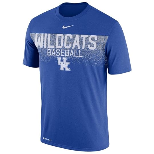 nike college baseball team issue df t shirt in blue for men lyst