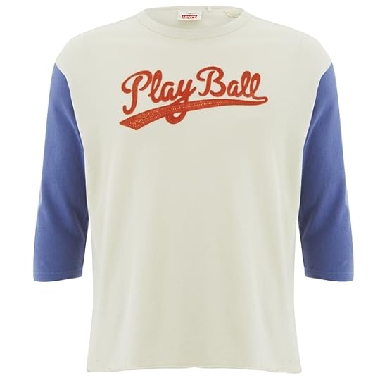 levis vintage mens baseball t shirt playball free uk delivery