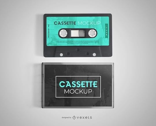 cassette mockup design psd mockup download