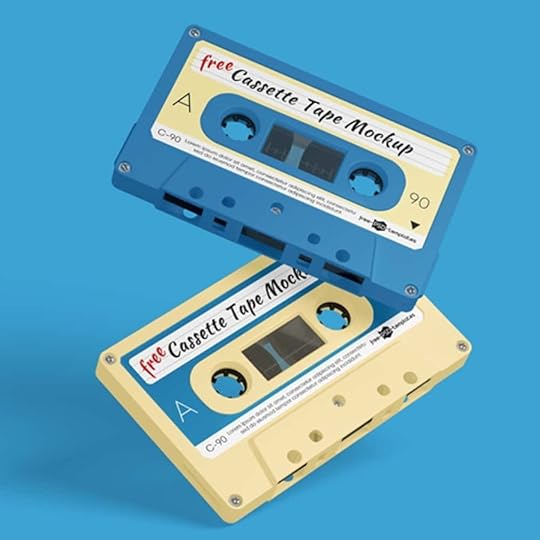 free cassette tape mockups in psd css author
