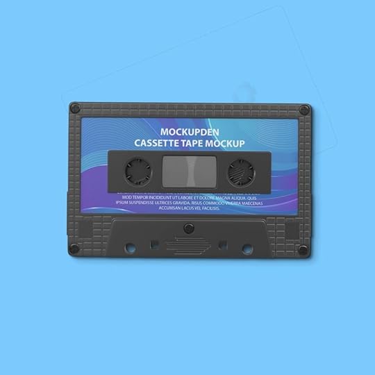 free cassette tape mockup psd template mockup den