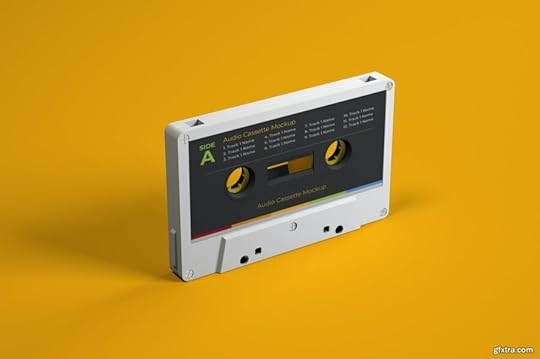retro audio cassette tape mockup gfxtra