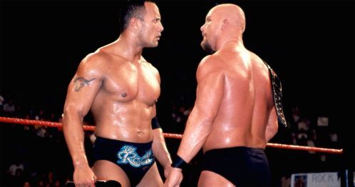 The-Rock-vs-Steve-Austin