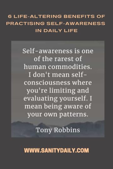 Practising Self-Awareness in Daily Life