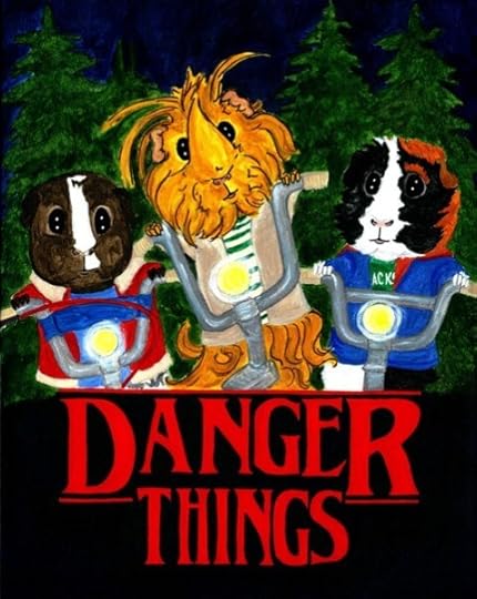 Rachel E Smith guinea pigs painting