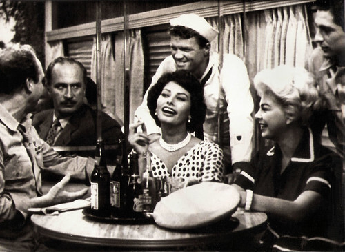 Jack Warden, Sophia Loren and Barbara Nichols in That Kind of Woman (1959)