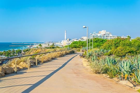 Seaside promenade at Independence park at gay Tel Aviv, Israel