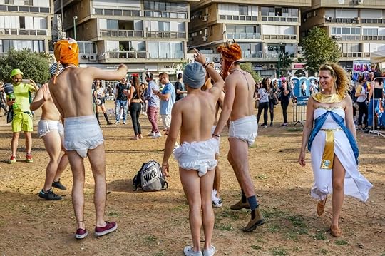 Purim at Kikar Hamedina carnival in Tel Aviv, Israel.